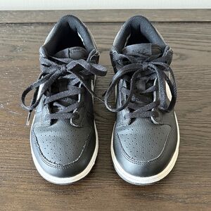Nike Kids Black and White Dunk Sneakers